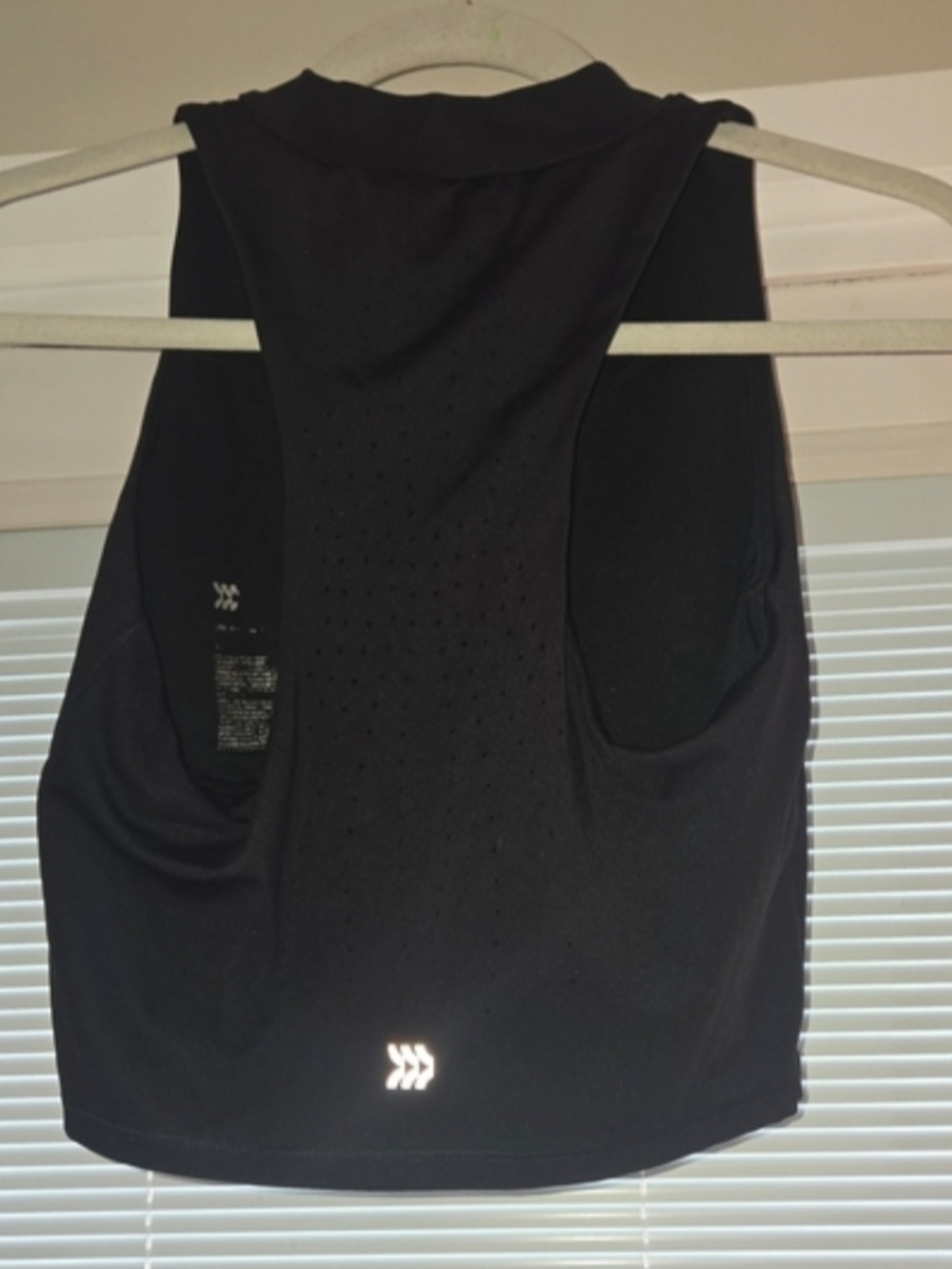Black Performance Racerback Sports Bra - Picture 3 of 5